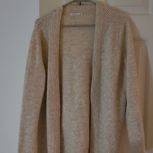 Staccato Beige Open-Front Cardigan